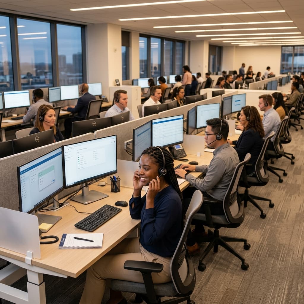 Centro de llamadas profesional de Ingenium BPO